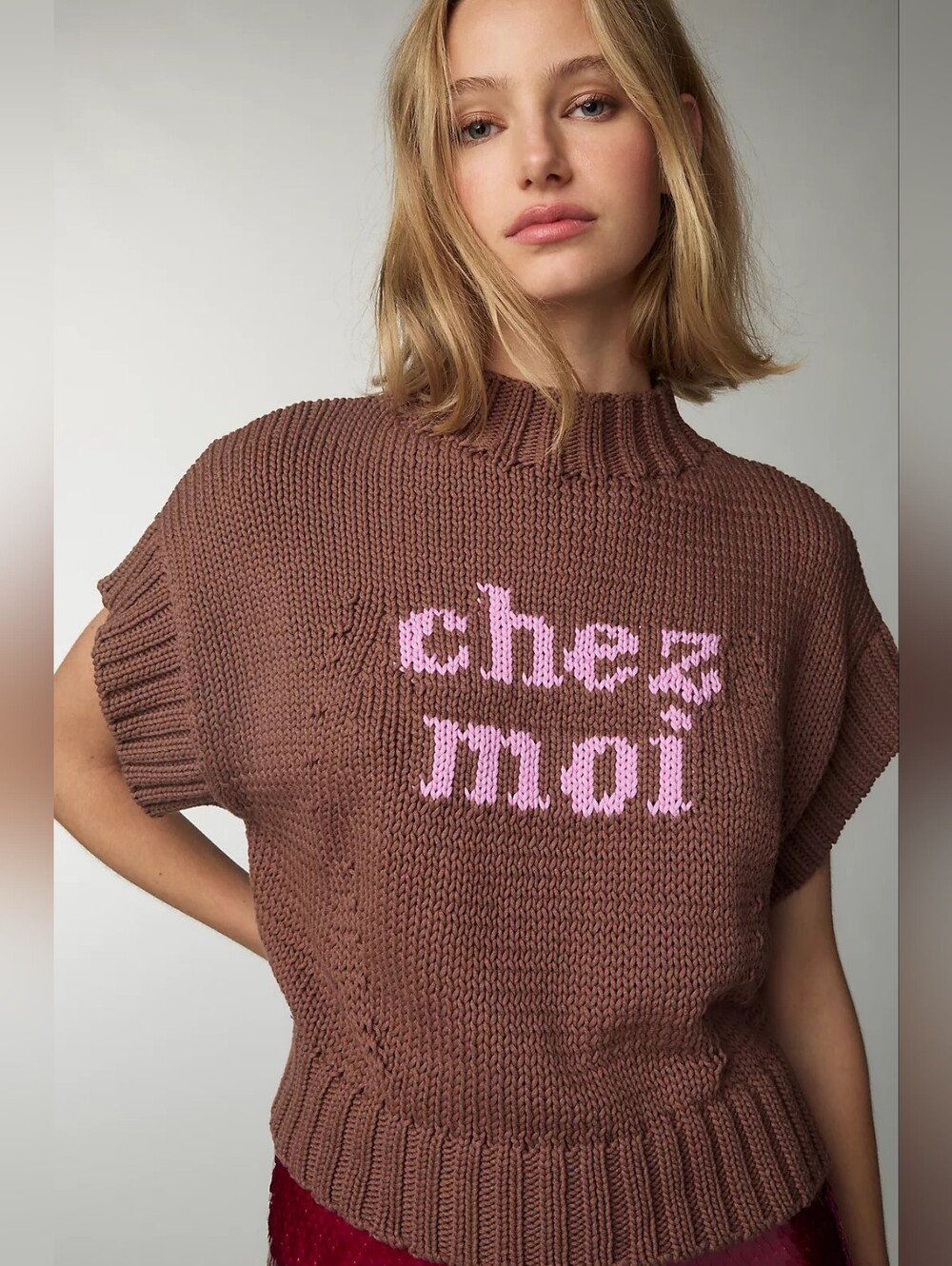 NWT Anthropologie Pippa Mock Neck Chez Moi Sweater by Maeve